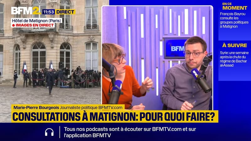 François Bayrou a débuté ses consultations des forces politiques à Matignon