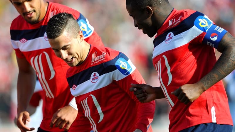Tulio De Melo, Eden Hazard et Rio Mavuba