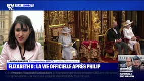 La reine Elizabeth II a prononcé le discours du Trône au Parlement à Londres