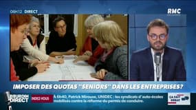 Faut-il imposer des quotas d’embauche de seniors dans les entreprises? Ça fait débat sur RMC