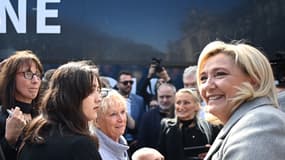 Marine Le Pen à Narbonne le 8 avril 2022