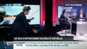 La chronique d'Anthony Morel: Un vélo d'appartement en réalité virtuelle - 08/03
