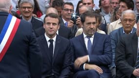 Emmanuel Macron et Christophe Castaner ce jeudi.