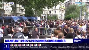 Manifestation contre le pass sanitaire à Lyon: six personnes jugées