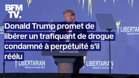 Donald Trump promet de libérer ce trafiquant de drogue condamné à la perpétuité s’il est réélu 