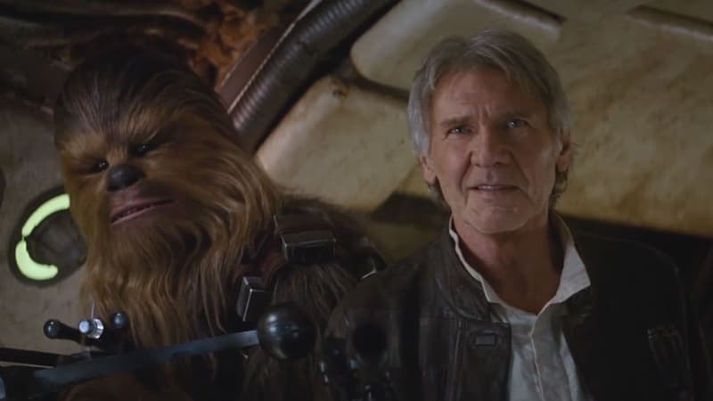 Harrison Ford dans la bande annonce de Star Wars: l'éveil de la Force, dévoilée jeudi 16 avril.