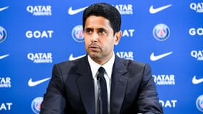 Le président du PSG Nasser al-Khelaïfi, le 5 juillet 2023