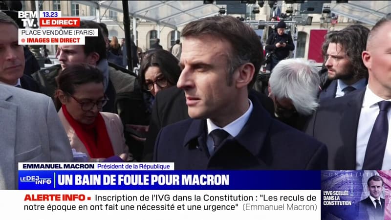 Emmanuel Macron sur l'IVG: 