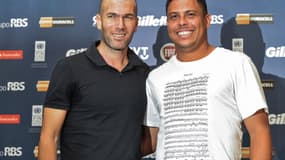 Zinedine Zidane et Ronaldo, en 2012