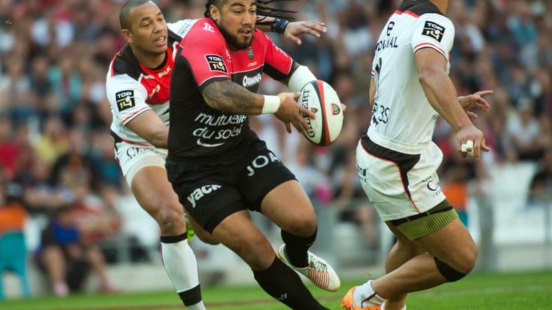 Ma'a Nonu a inscrit le troisième essai toulonnais contre Toulouse (33-23), ce dimanche au Vélodrome.