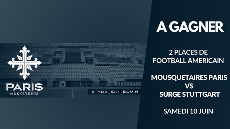 A gagner : vos places pour la rencontre entre les Mousquetaires de Paris vs Surge Stuttgart