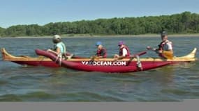 Une semaine dans le Sud-Ouest: une balade en pirogue sur le lac de Sanguinet