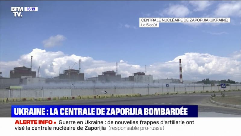 Zaporijjia, la plus grande centrale nucléaire d'Ukraine, à nouveau bombardée