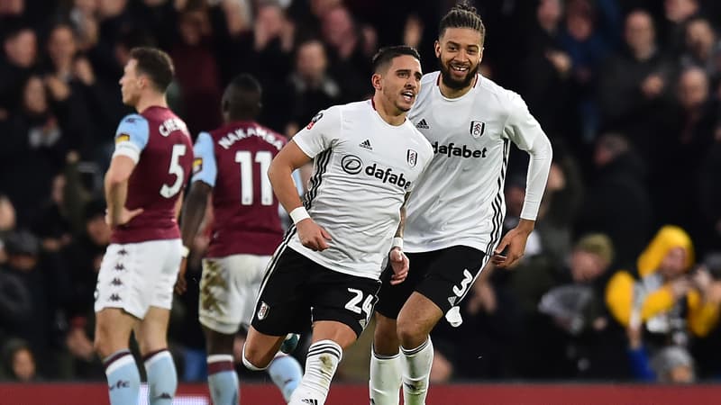 Anthony Knockaert lors du match Fulham-Aston Villa, le 4 janvier 2020