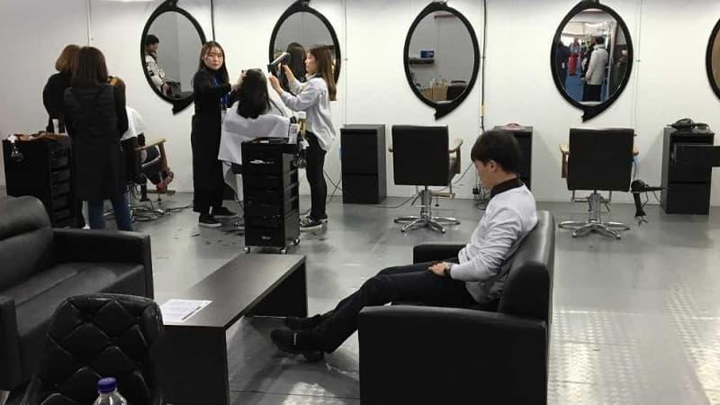 Le salon de coiffure