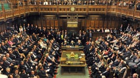 La Chambre des communes, à Londres, où siègent les députés britanniques.