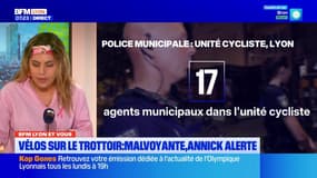 BFM Lyon et vous: Annick, malvoyante, alerte face aux vélos sur le trottoir
