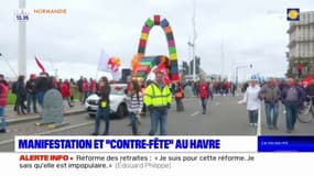 Retraites: les manifestants mobilisés au Havre