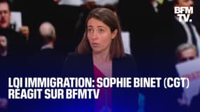 Loi immigration: l'interview de Sophie Binet (CGT) sur BFMTV 