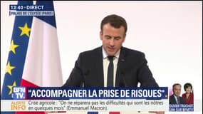 "Nous devons combler notre retard", déclare Macron à propos de l’agriculture bio 