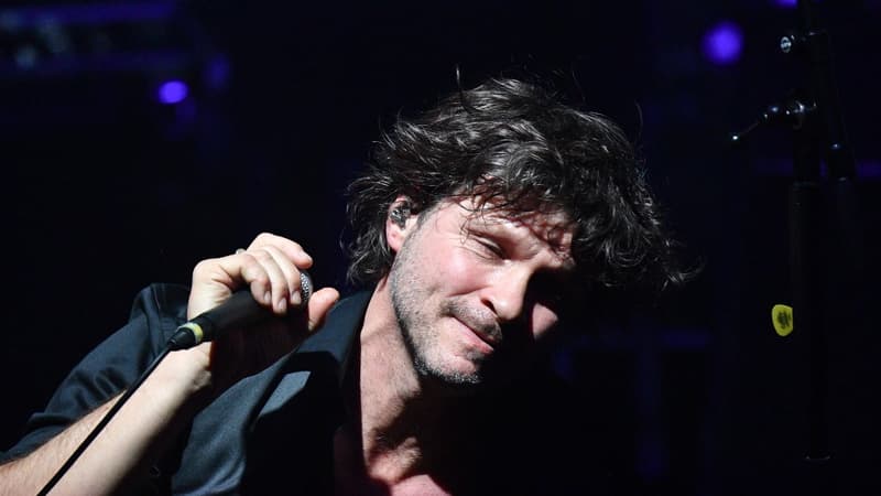 Bertrand Cantat lors d'un concert à la Rochelle en mars 2016.