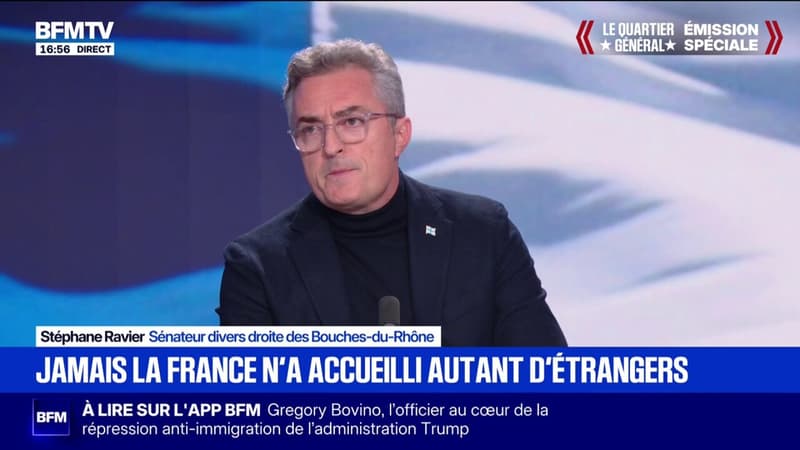 Accueil des étrangers en France: "Une immigration en roue libre, c’est la déferlante", estime Stéphane Ravier, sénateur divers droite