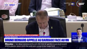 Législatives: Bruno Bernard appelle à voter "pour tous les candidat appelle à voter "pour tous les candidats en duel" contre le RN