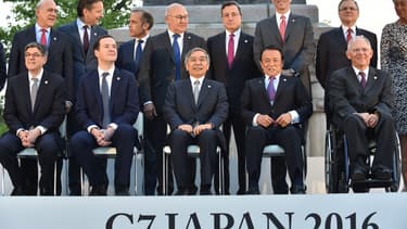 Les ministres des Finances du G7, parmi lesquels Michel Sapin ou Wolfgang Schaüble, sont réunis au Japon.