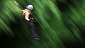 Saut à l'élastique. Photo d'illustration