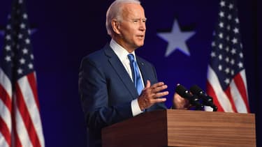 Joe Biden à Wilmington (Delaware), le 7 novembre 2020.