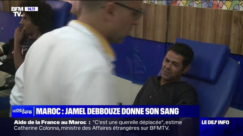 Séisme au Maroc: Jamel Debbouze donne son sang à Marrakech