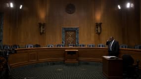 La commission des finances du Sénat sur la colline du Capitole à Washington, DC, le 31 janvier 2017.