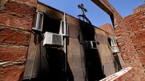 L'église Abou Sifine, au Caire, a pris feu dimanche 14 août 2022, faisant 41 morts.