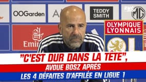OL : "C’est dur dans la tête", avoue Bosz après 4 défaites d’affilée en Ligue 1