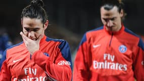 Edinson Cavani et Zlatan Ibrahimovic