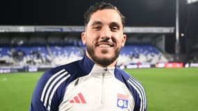 Rayan Cherki le 13 avril 2025 après Auxerre-OL