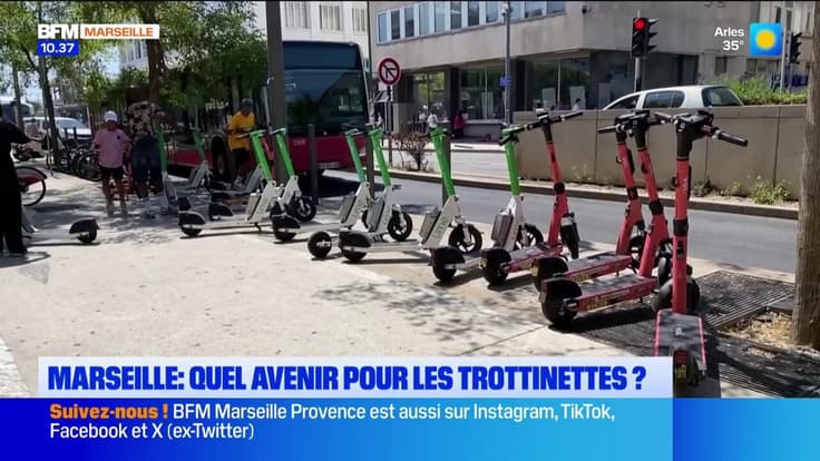 Marseille: quel avenir pour les trottinettes en libre service?