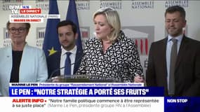 Marine Le Pen: "Le faux compromis entre Emmanuel Macron et LR ne trompe personne"