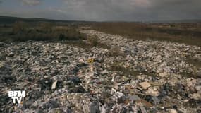 Une immense décharge s'étend à perte de vue dans les Yvelines