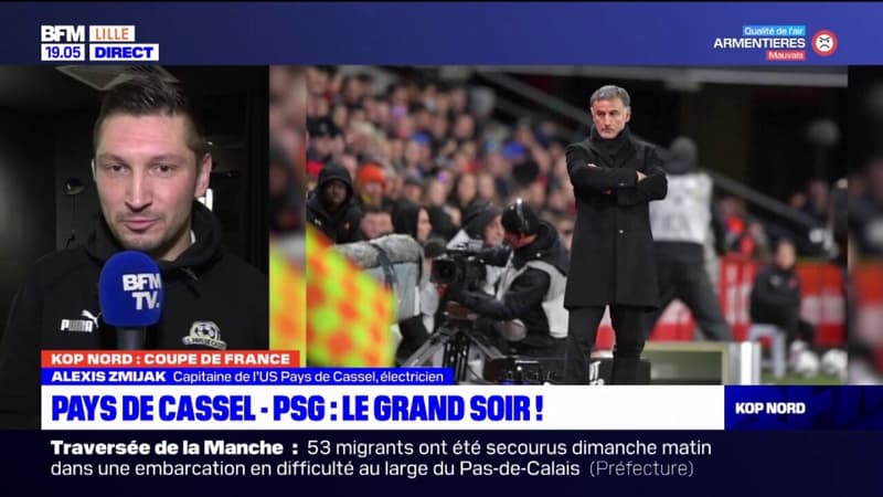 Kop Nord: Alexis Zmijak, capitaine de l'US Pays de Cassel, s'exprime avant le choc contre le PSG