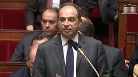 Jean-François Copé à l'Assemblée Nationale, pour la première question d'actualité sur le mariage pour tous et la GPA.