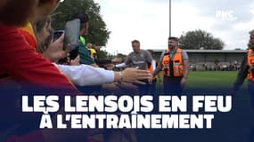Conference League : Les supporters lensois en feu à l'entraînement à J-2 du barrage