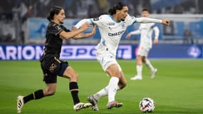 Bilal Nadir lors d'OM-Le Havre, le 5 janvier 2024 en Ligue 1