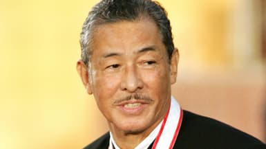 Le styliste Issey Miyake en 2005