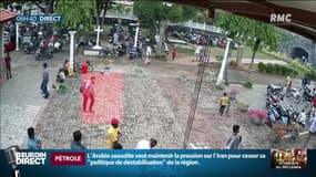 EN VIDÉO - Attentats au Sri Lanka: les images de surveillance montrent l'un des kamikazes arrivant à l'église
