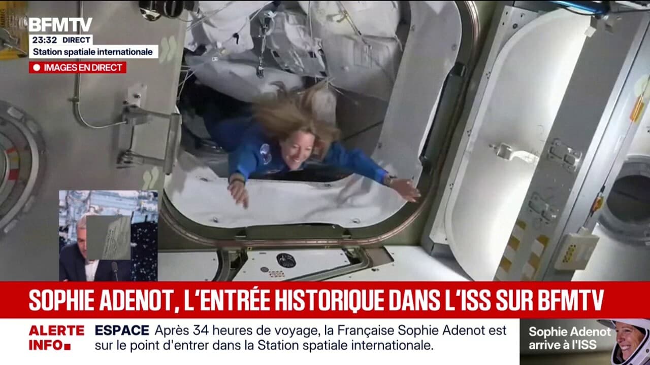 Les premières images de Sophie Adenot à bord de la Station spatiale internationale Kép