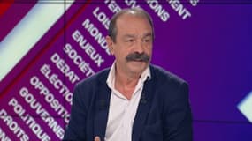 Le secrétaire général de la CGT Philippe Martinez sur "BFM Politique" le 19 février 2023