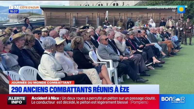 290 anciens combattants réunis à Èze pour la journée départementale du monde combattant