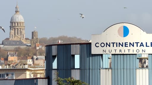 Le site Continentale Nutrition de Boulogne sur Mer.