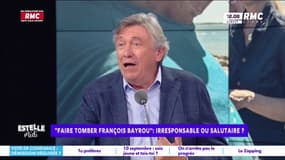 François Bayrou/Vote de confiance : "Je me demande quand on va siffler la fin de la récréation", avoue Jacques Legros